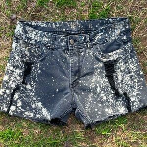 Vintage Bleached and Distressed Lee Jean Shorts!